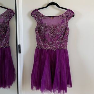 Sherri Hill Cocktail Dress in Plum